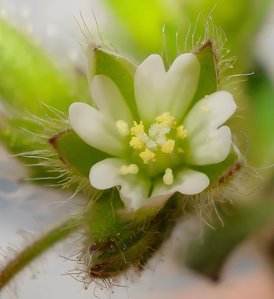 Pflanzenbild gross Kleinblütiges Hornkraut - Cerastium brachypetalum